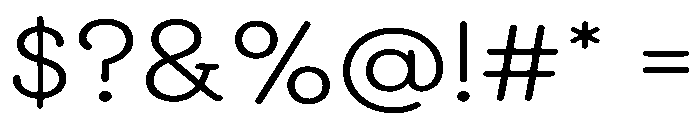 Yerinox Font OTHER CHARS