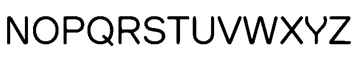 Yerinox Font UPPERCASE