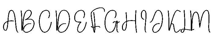Yesterday Bunny Font UPPERCASE