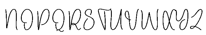 Yesterday Bunny Font UPPERCASE