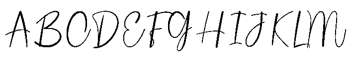 Yesterday School Font UPPERCASE