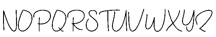Yesterdaymy Birthday Font UPPERCASE