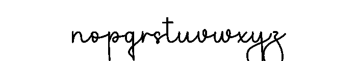 Yesterdaymy Birthday Font LOWERCASE