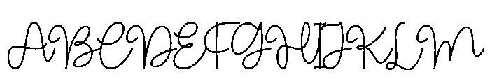 Yestyna Font UPPERCASE