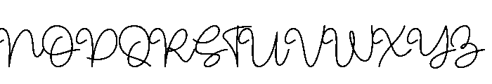 Yestyna Font UPPERCASE