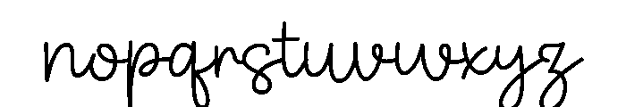 Yestyna Font LOWERCASE