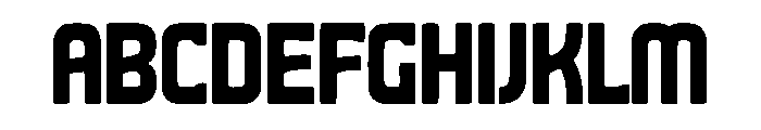 Yetrona Font UPPERCASE