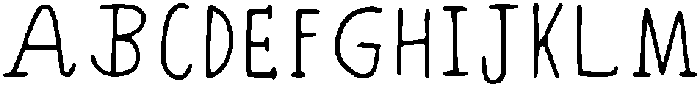 Yearbook Regular otf (400) Font UPPERCASE