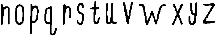 Yearbook Regular otf (400) Font LOWERCASE