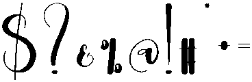Yearbook Regular otf (400) Font OTHER CHARS