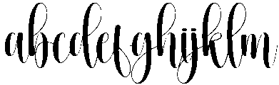 Yearbook Regular otf (400) Font LOWERCASE