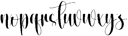 Yearbook Regular otf (400) Font LOWERCASE