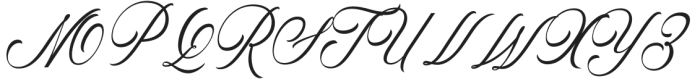 Yearlong-Regular otf (400) Font UPPERCASE