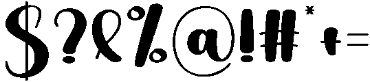 Yearly Regular otf (400) Font OTHER CHARS
