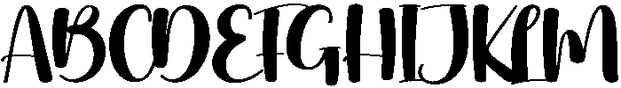Yearly Regular otf (400) Font UPPERCASE