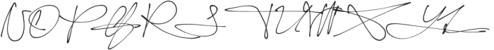 Yellova Signature Regular otf (400) Font UPPERCASE