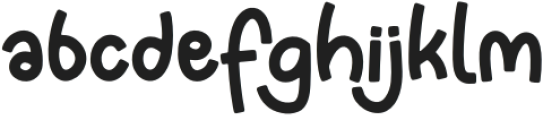 Yellow BASKET Regular otf (400) Font LOWERCASE