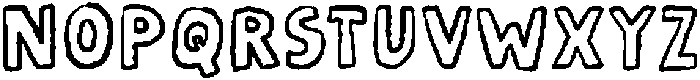 Yellow Day Outline otf (400) Font UPPERCASE