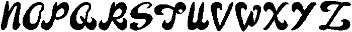 Yellow Hook otf (400) Font UPPERCASE