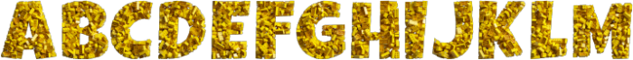 Yellow Lego Bricks Regular otf (400) Font UPPERCASE