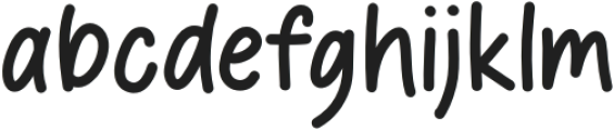 YellowRubyRegular otf (400) Font LOWERCASE