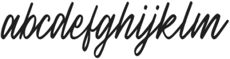 YellowSkies-Regular otf (400) Font LOWERCASE