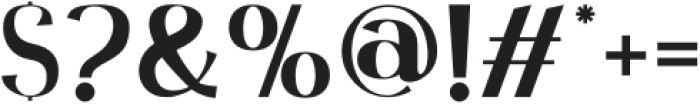 Yenisei Regular otf (400) Font OTHER CHARS