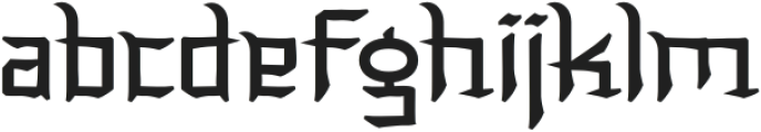 Yeongest-Regular otf (400) Font LOWERCASE