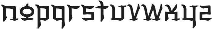 Yeongest-Regular otf (400) Font LOWERCASE