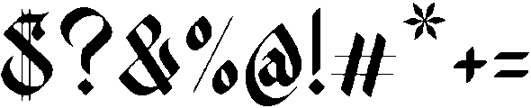 Yeremia otf (400) Font OTHER CHARS