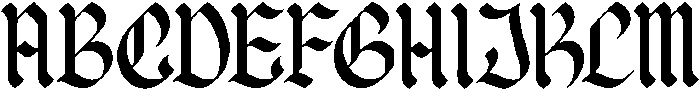 Yeremia otf (400) Font UPPERCASE