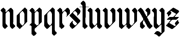 Yeremia otf (400) Font LOWERCASE