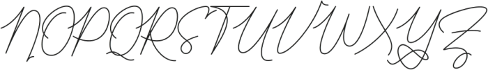 Yestafuly otf (400) Font UPPERCASE