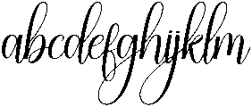 Yesterday Regular otf (400) Font LOWERCASE