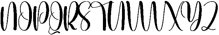 Yesterday Regular otf (400) Font UPPERCASE