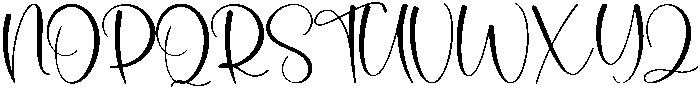 Yesterday Regular otf (400) Font UPPERCASE