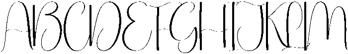 Yesterday Regular otf (400) Font UPPERCASE