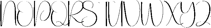 Yesterday Regular otf (400) Font UPPERCASE