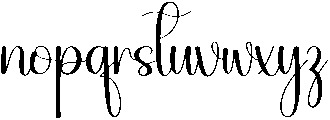 Yesterday Regular otf (400) Font LOWERCASE