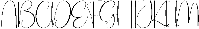 Yesterday Regular otf (400) Font UPPERCASE