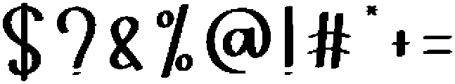 Yesterday Regular otf (400) Font OTHER CHARS
