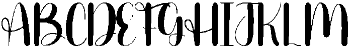 Yesterday Regular otf (400) Font UPPERCASE