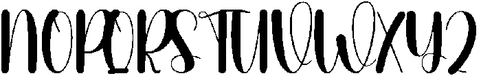 Yesterday Regular otf (400) Font UPPERCASE
