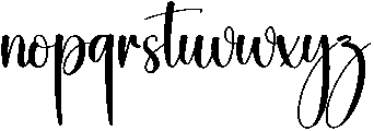 Yesterday Regular otf (400) Font LOWERCASE