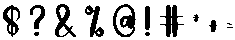 Yesterday Regular otf (400) Font OTHER CHARS