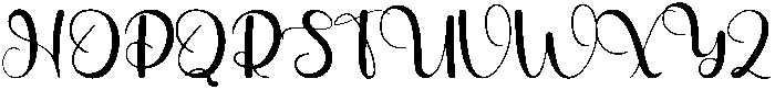 Yesterday Regular otf (400) Font UPPERCASE