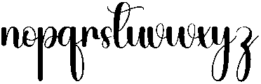 Yesterday Regular otf (400) Font LOWERCASE