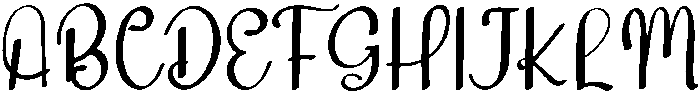 Yesterday Regular otf (400) Font UPPERCASE