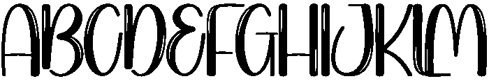 Yesterday Regular otf (400) Font UPPERCASE