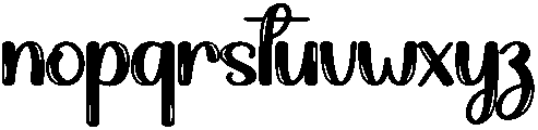 Yesterday Regular otf (400) Font LOWERCASE